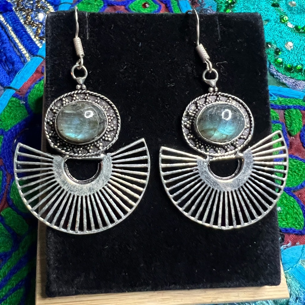 Labradorite Earrings